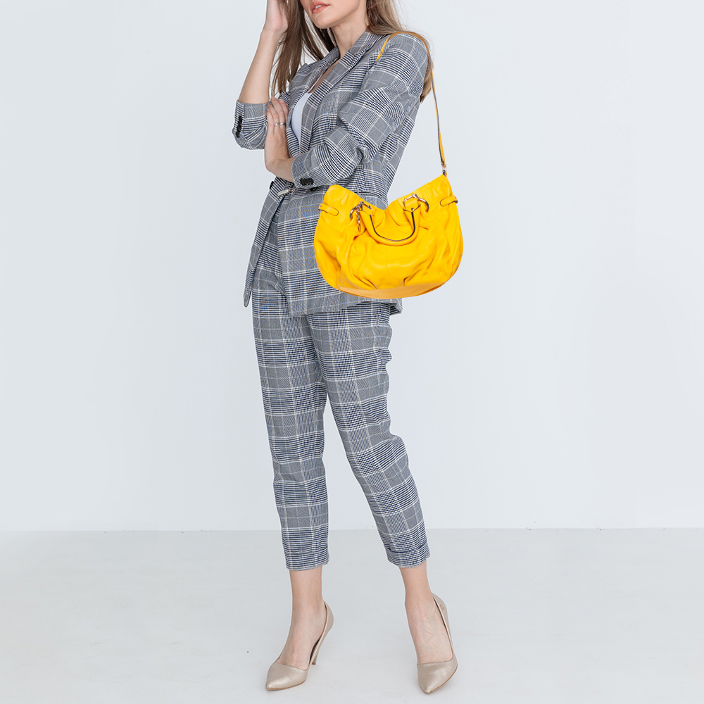

Celine Mustard Leather Tote, Yellow