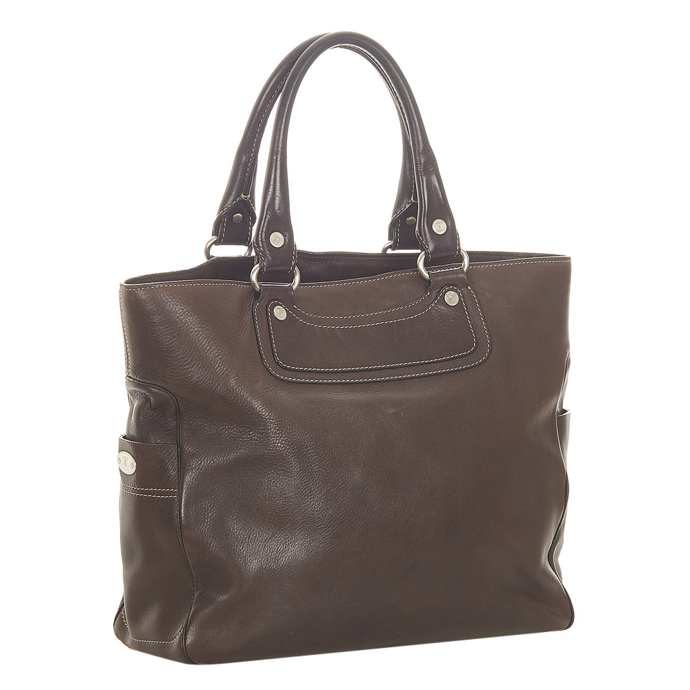 

Celine Brown Leather Boogie Large Bag