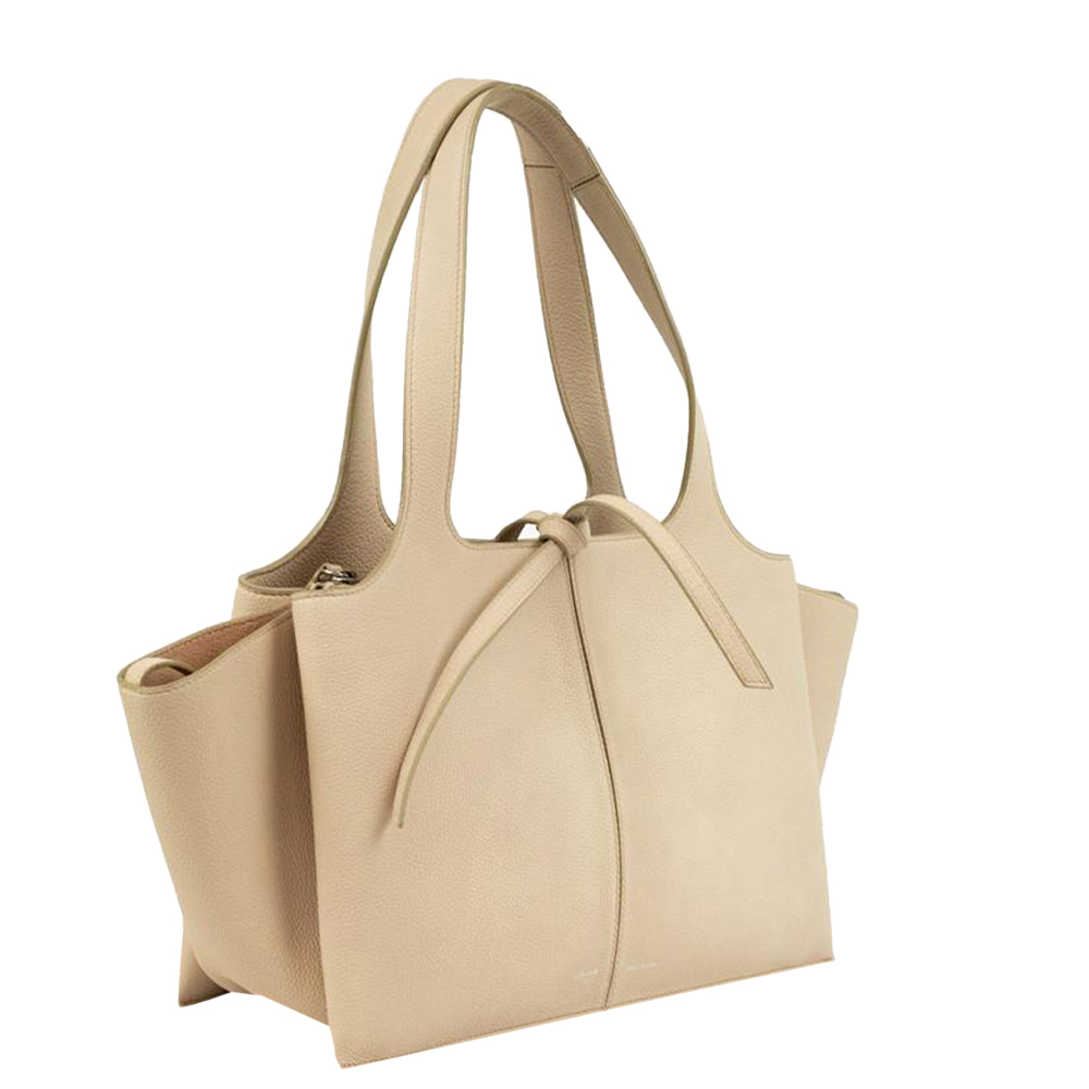 

Celine Pink Leather Trifold Small Tote Bag