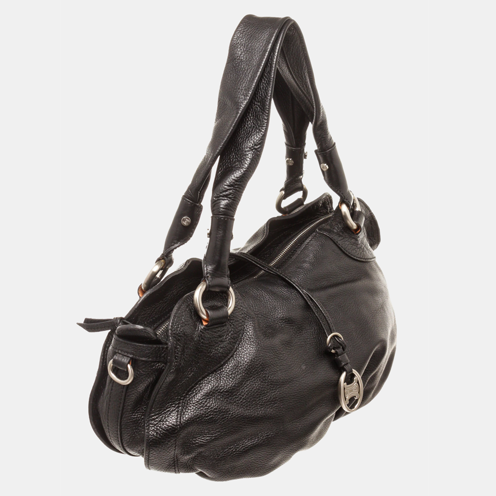 

Celine Black Leather Hye Kyo Shoulder Bag