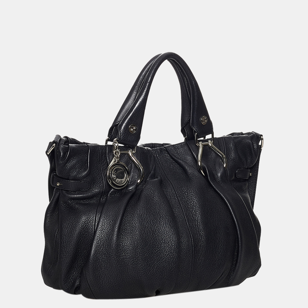 

Celine Black Leather Satchel