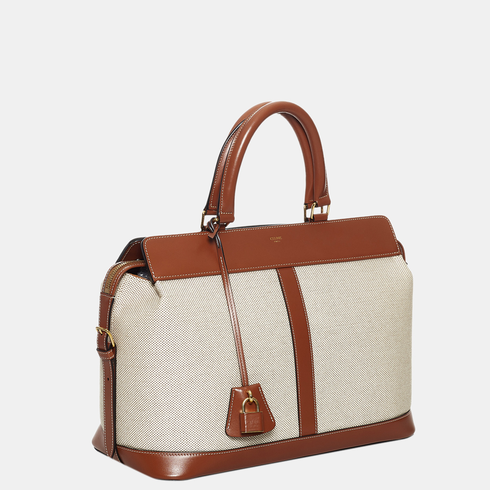 

Celine Beige/Brown Medium Cabas De France Handbag