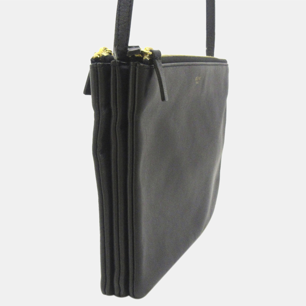 

Celine Black Trio Leather Crossbody Bag