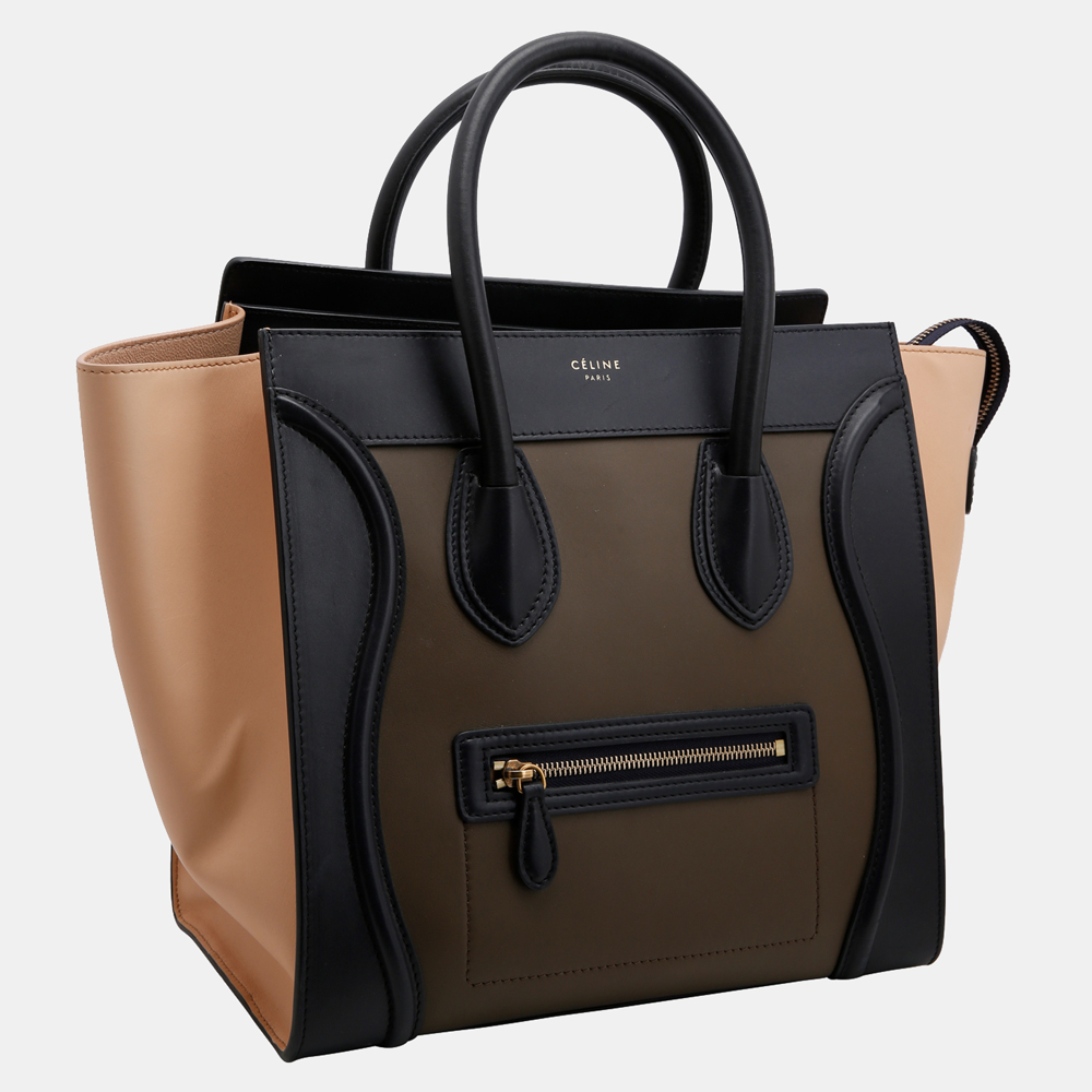 

Celine Tri Colour Luggage Tote, Multicolor