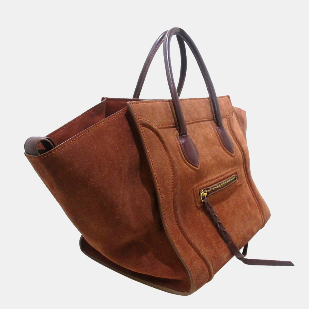 

Celine Brown Phantom Suede Leather Tote Bag