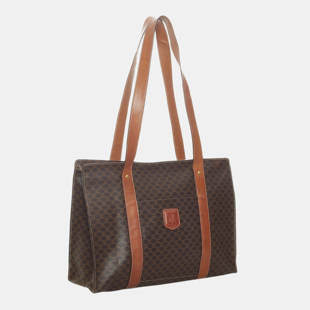 

Celine Brown Macadam Tote Bag