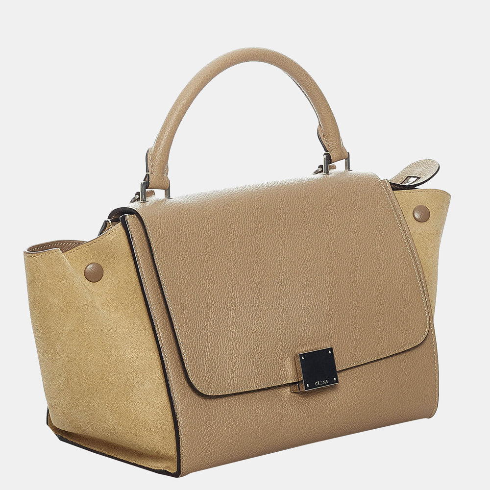 

Celine Beige/Brown Trapeze Leather Satchel