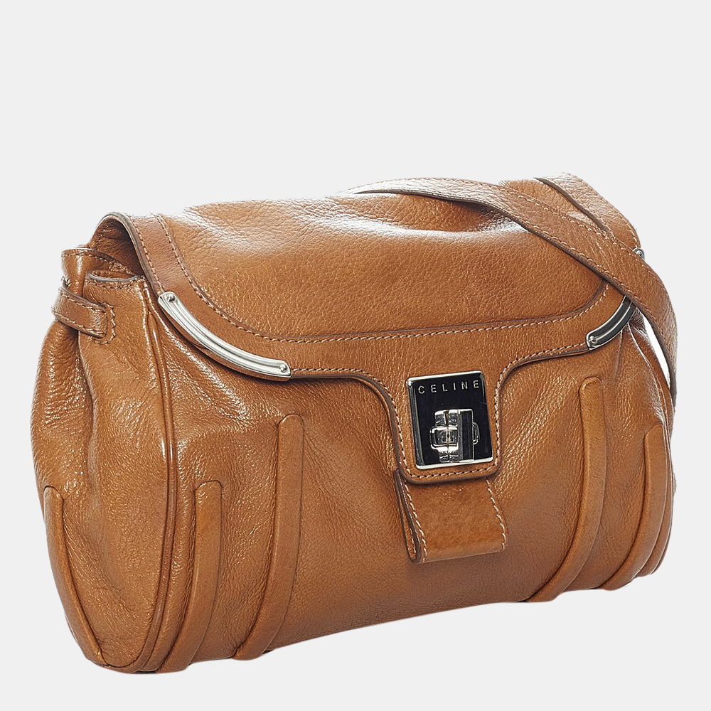 

Celine Brown Leather Crossbody Bag