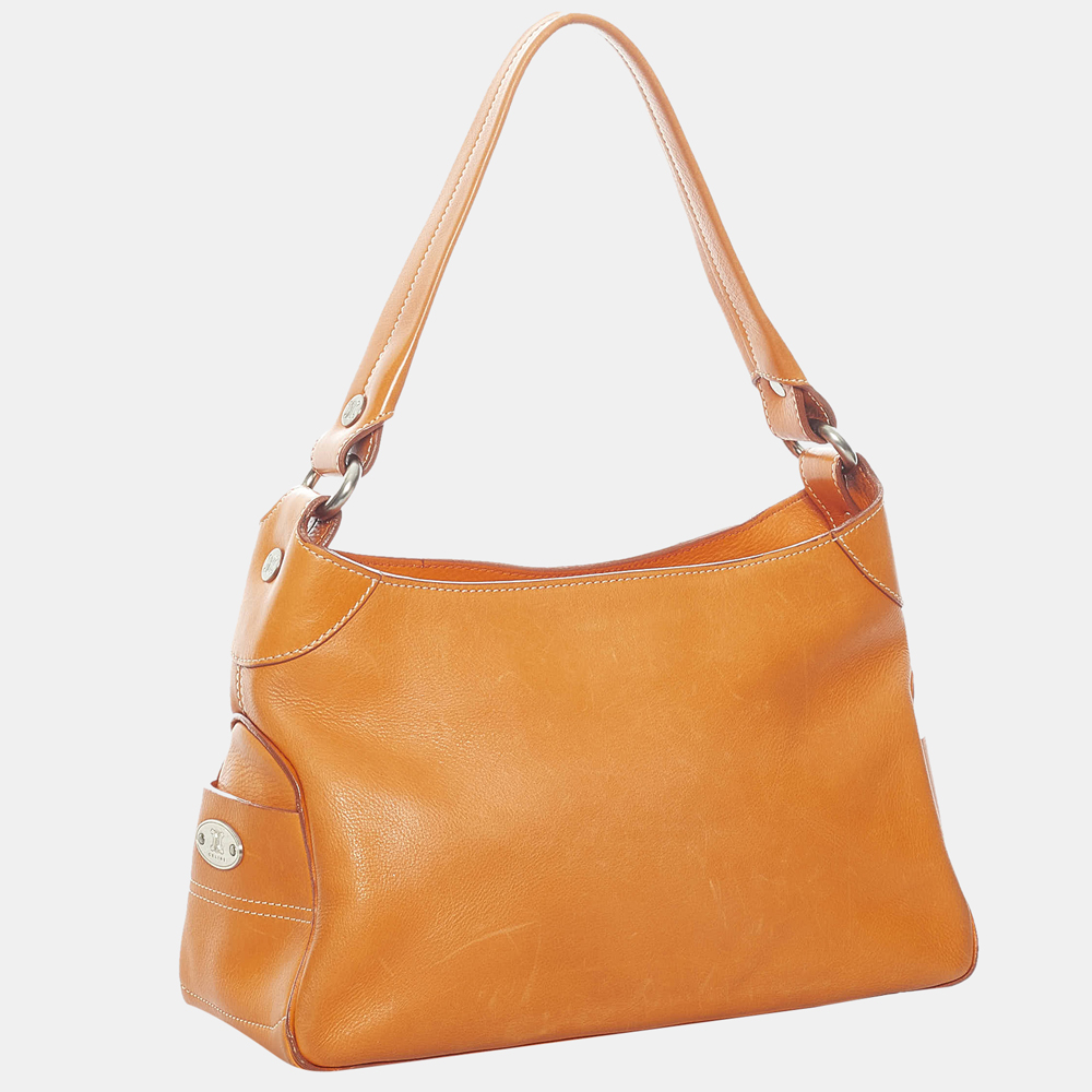 

Celine Orange Leather Shoulder Bag