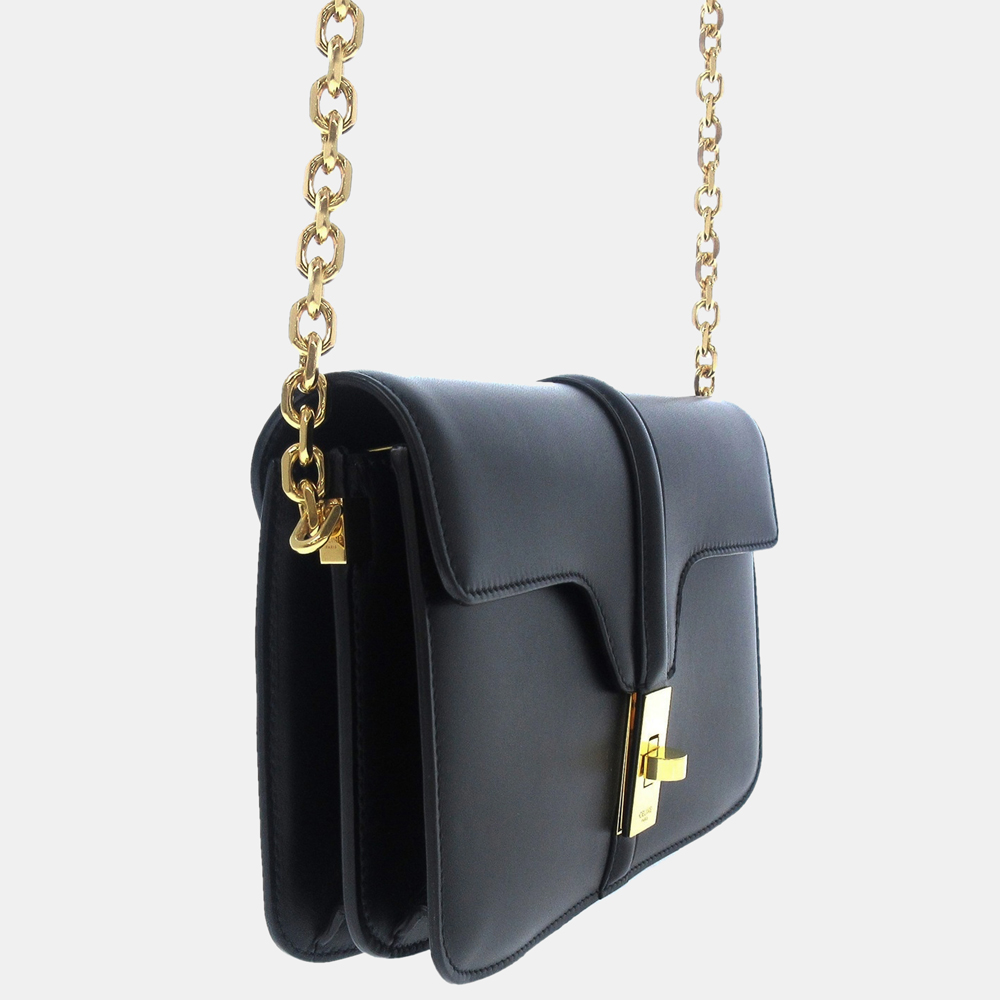 

Celine Black 16 Leather Crossbody Bag