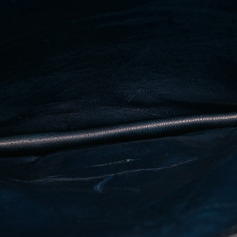

Celine Blue Macadam Clutch Bag