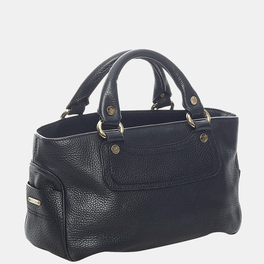 

Celine Black Boogie Leather Handbag