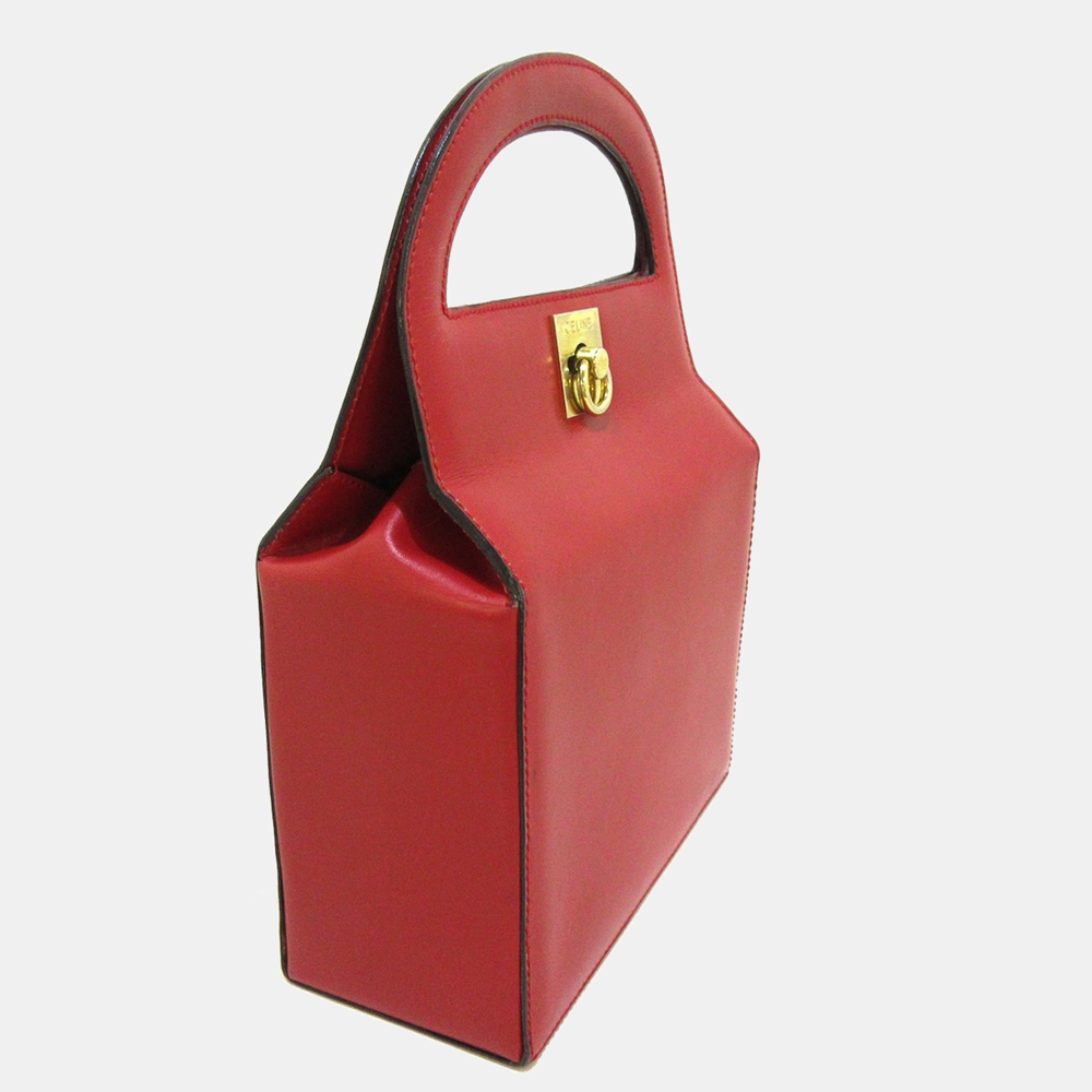 

Celine Red Leather Handbag