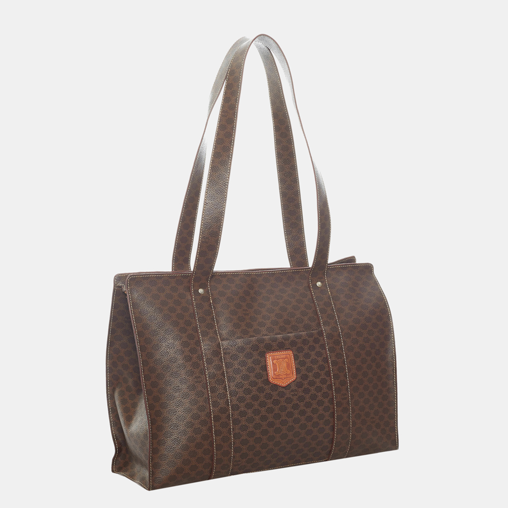 

Celine Brown Macadam Tote Bag