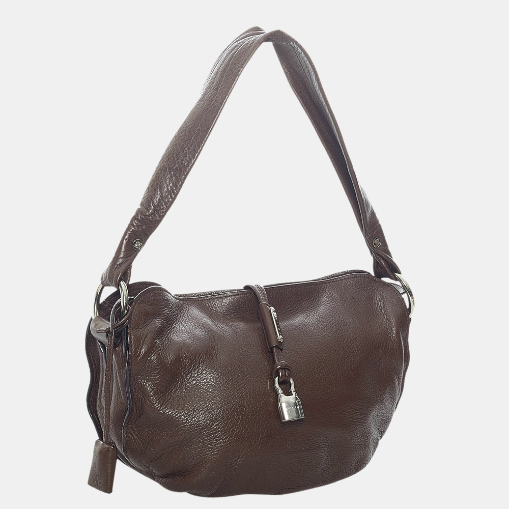 

Celine Brown Bittersweet Leather Shoulder Bag