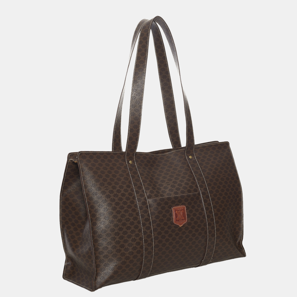 

Celine Brown Macadam Tote Bag