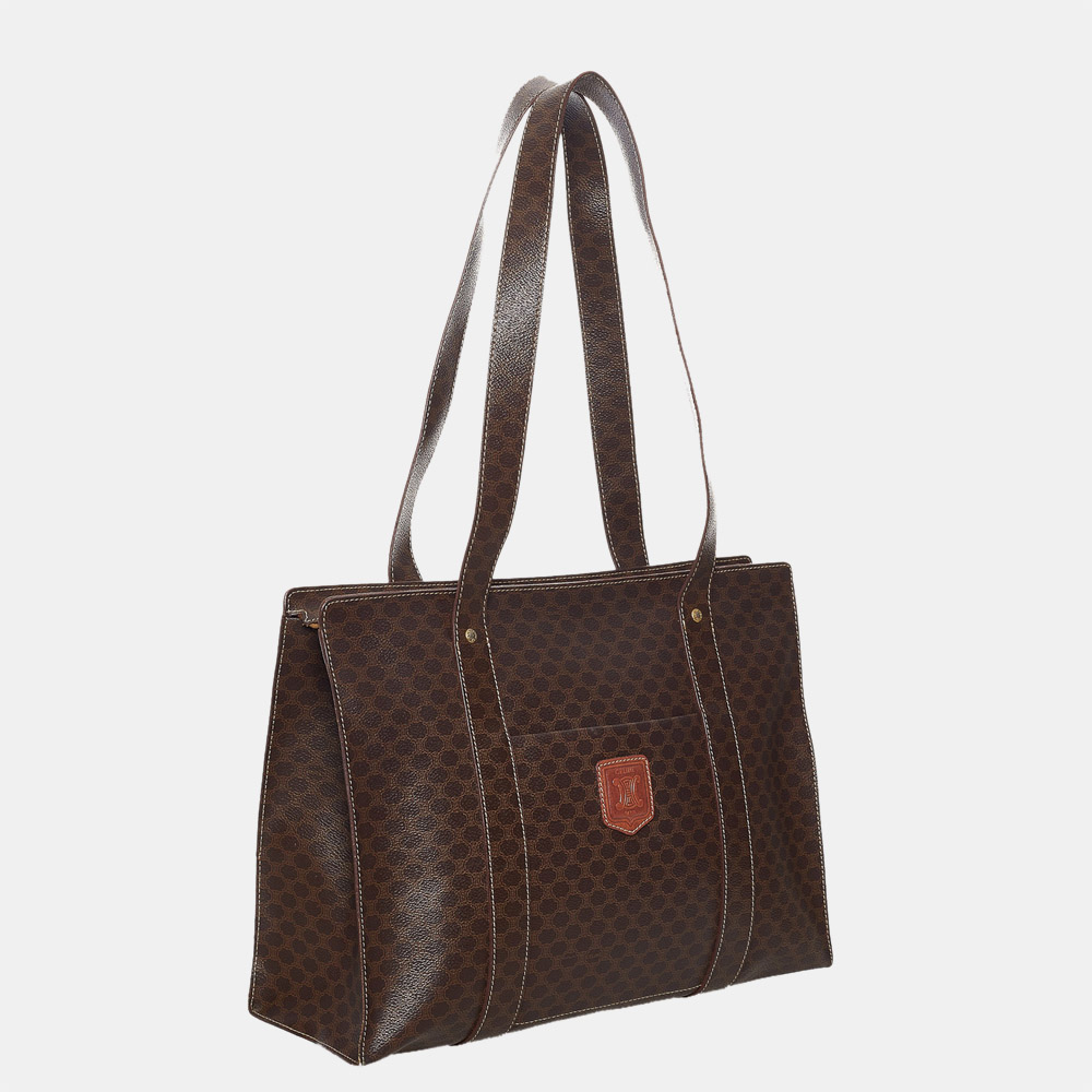 

Celine Brown Macadam Tote Bag