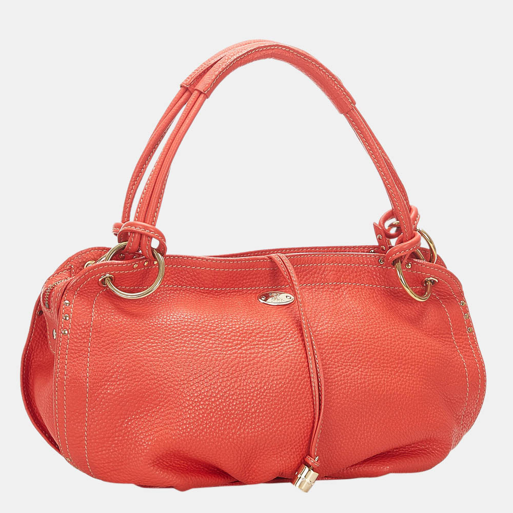 

Celine Red Medium Bittersweet Leather Shoulder Bag