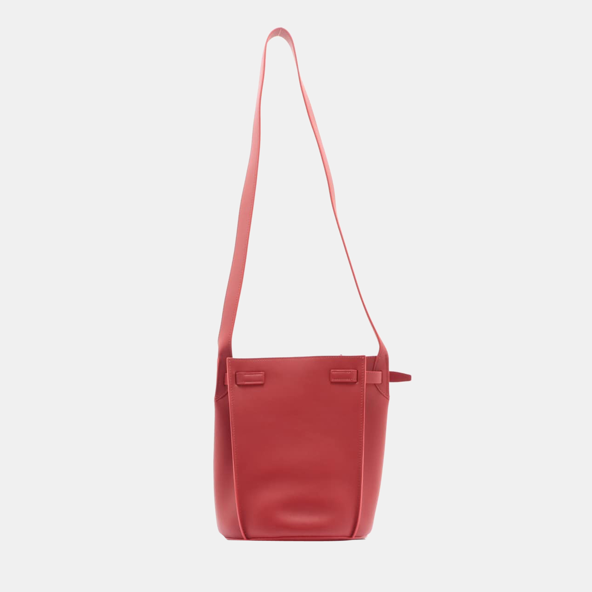 

CELINE BIG BAG Bucket Leather Shoulder bag Red