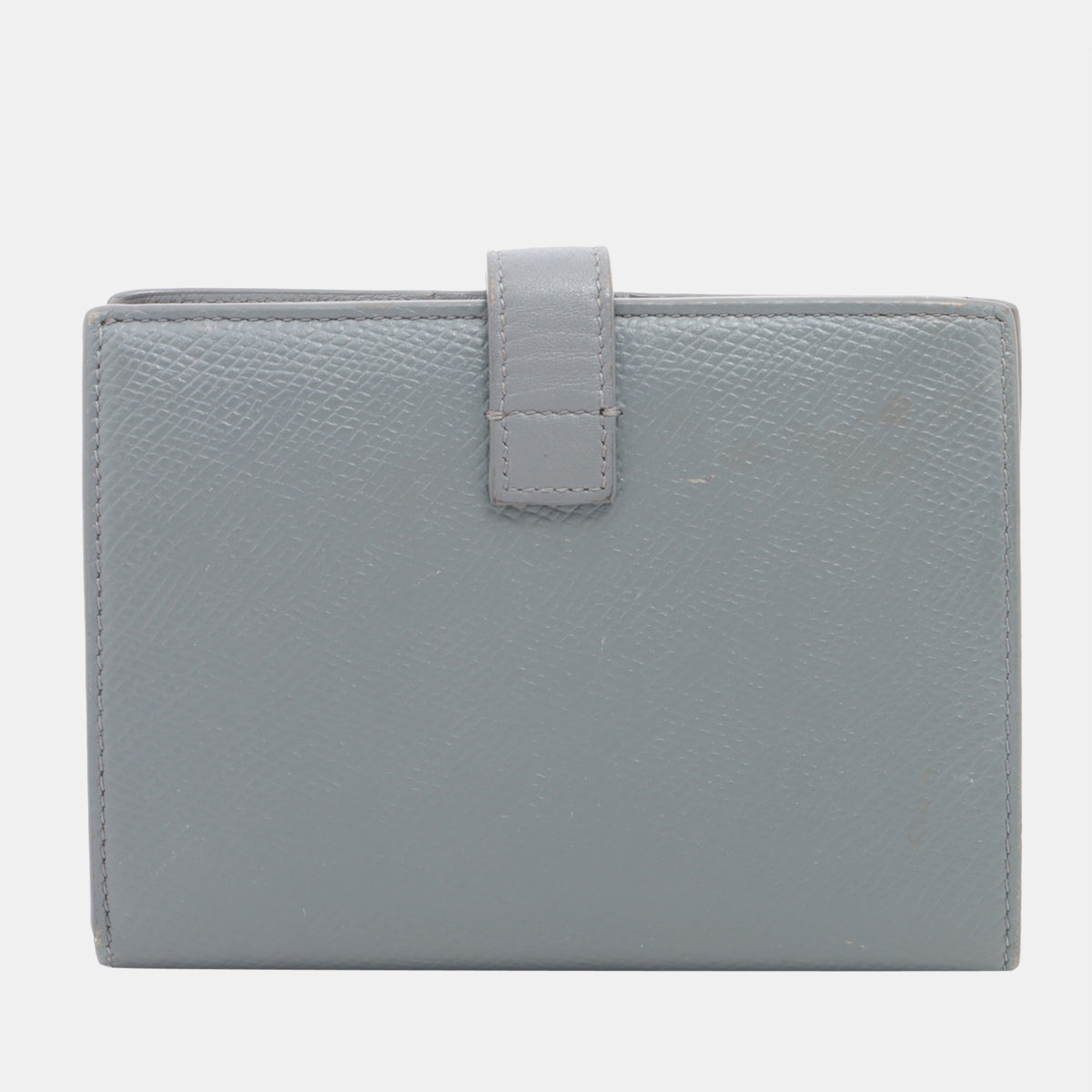 

CELINE Medium Strap Leather Wallet Grey