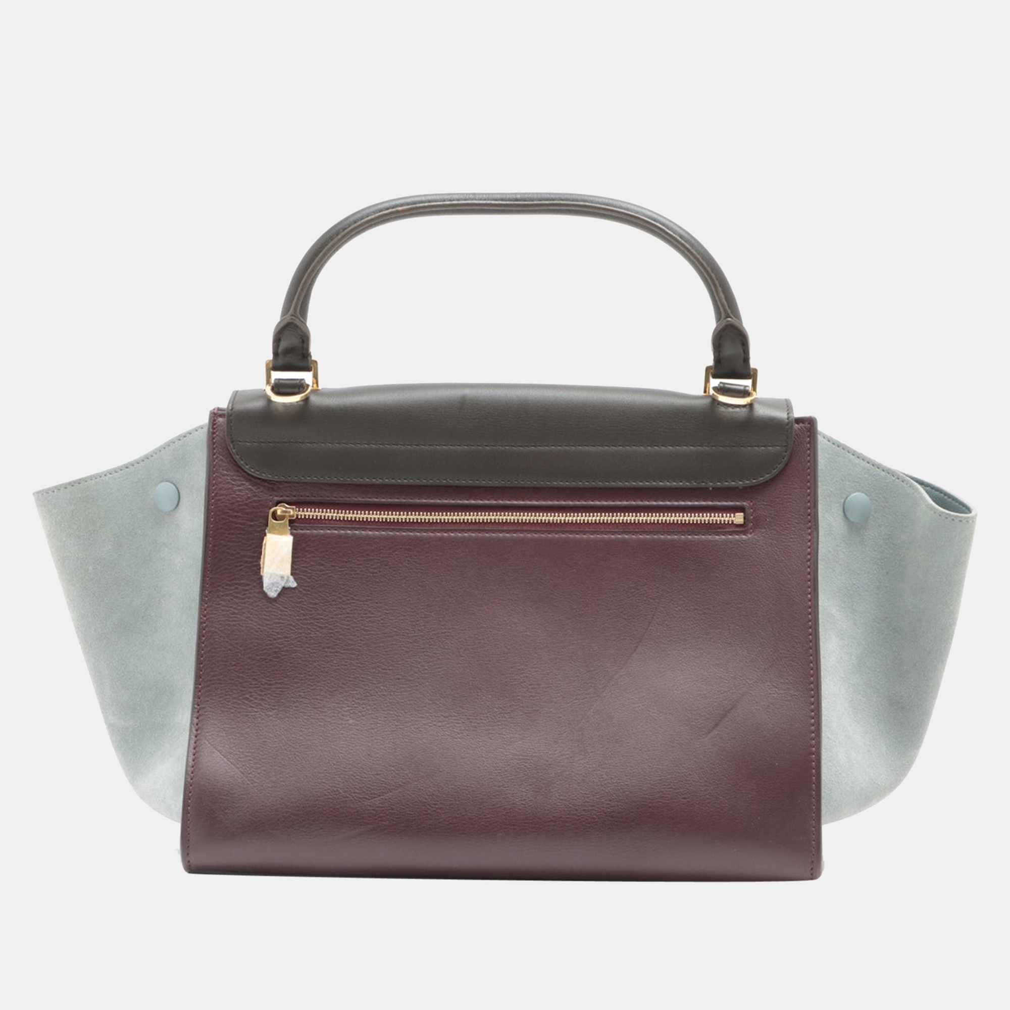 

CELINE Trapeze Leather & suede 2way handbag Multicolor