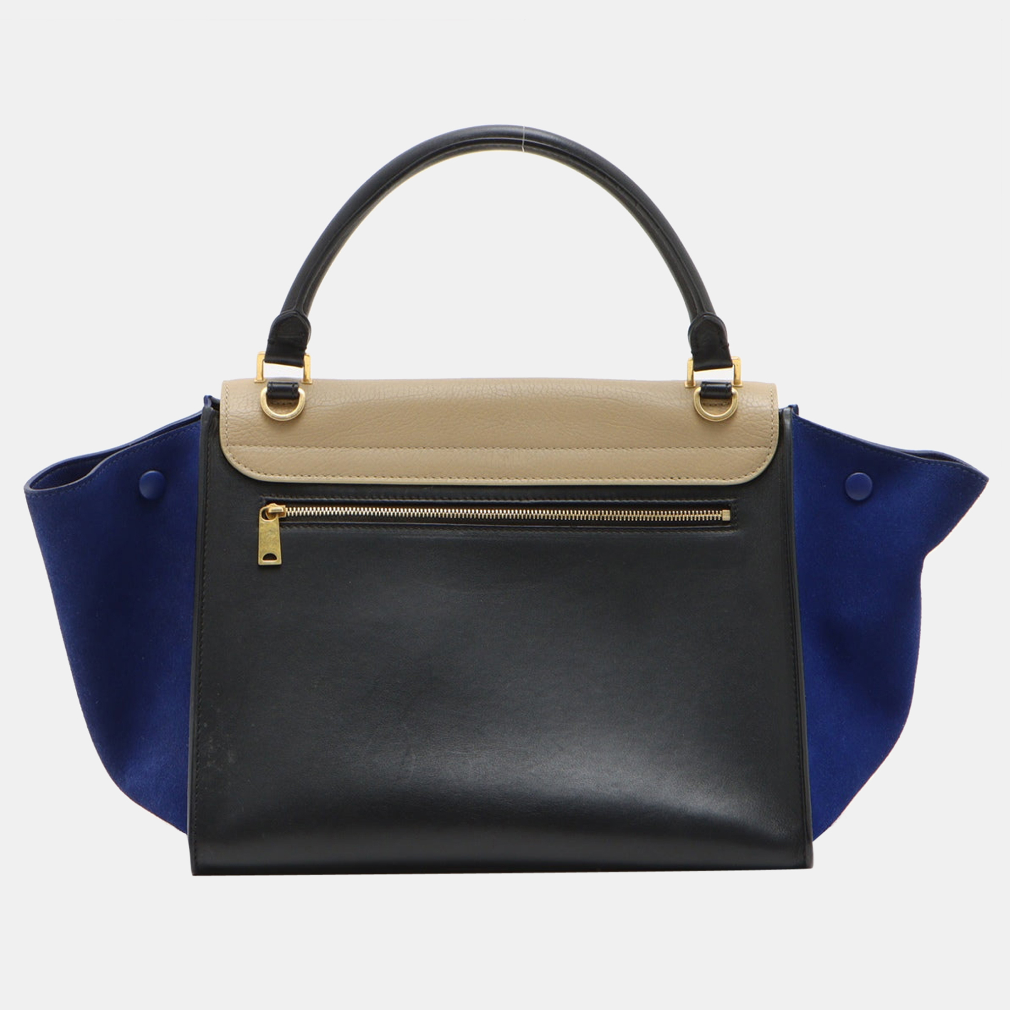 

CELINE Trapeze Leather & suede 2way handbag Multicolor