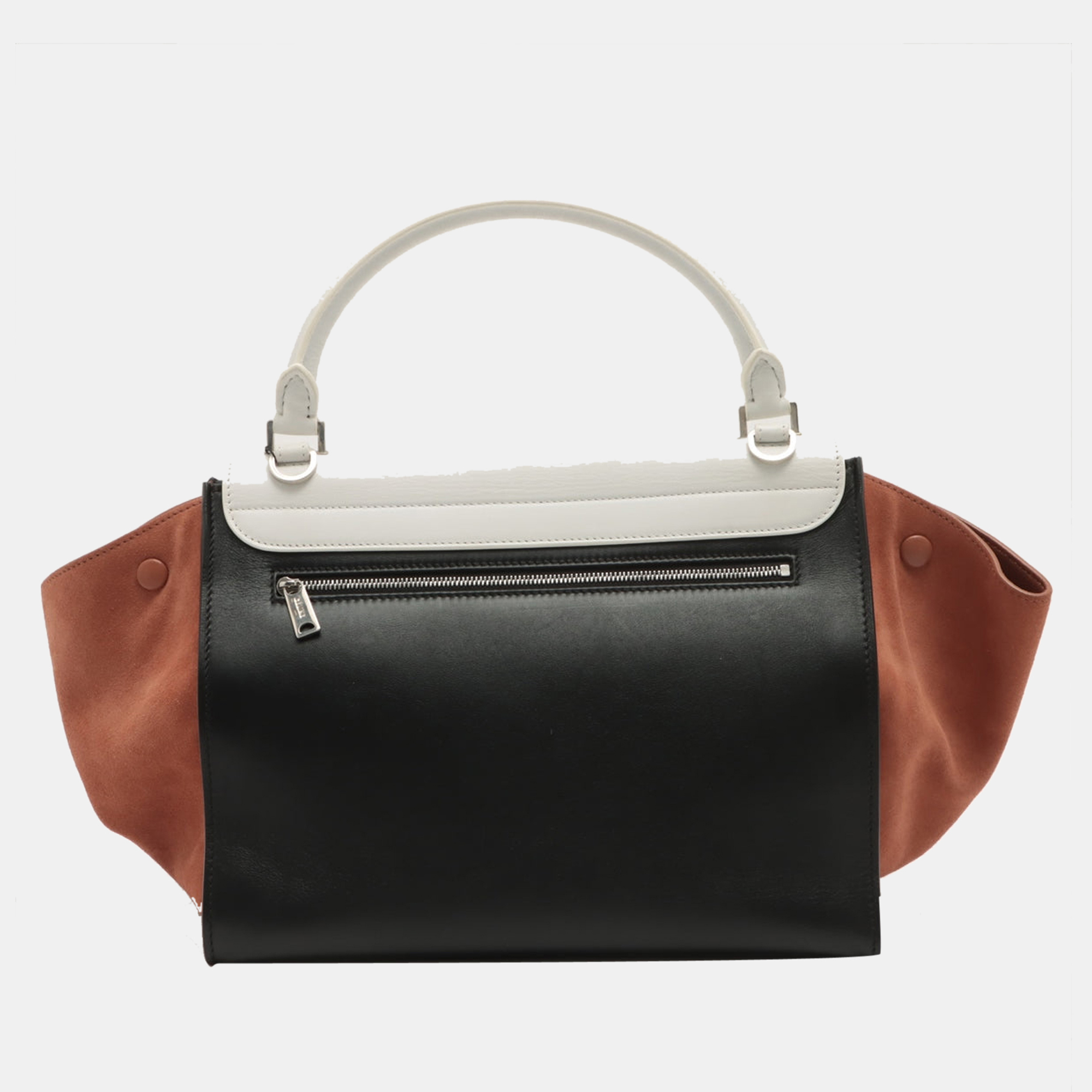 

CELINE Trapeze Leather & suede 2way handbag Multicolor