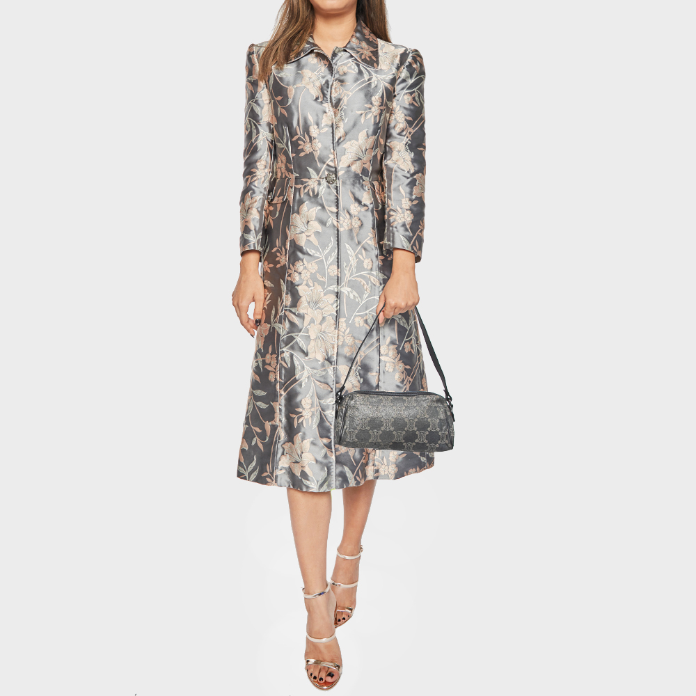 

Celine Blue Macadam Denim and Leather Shoulder Bag