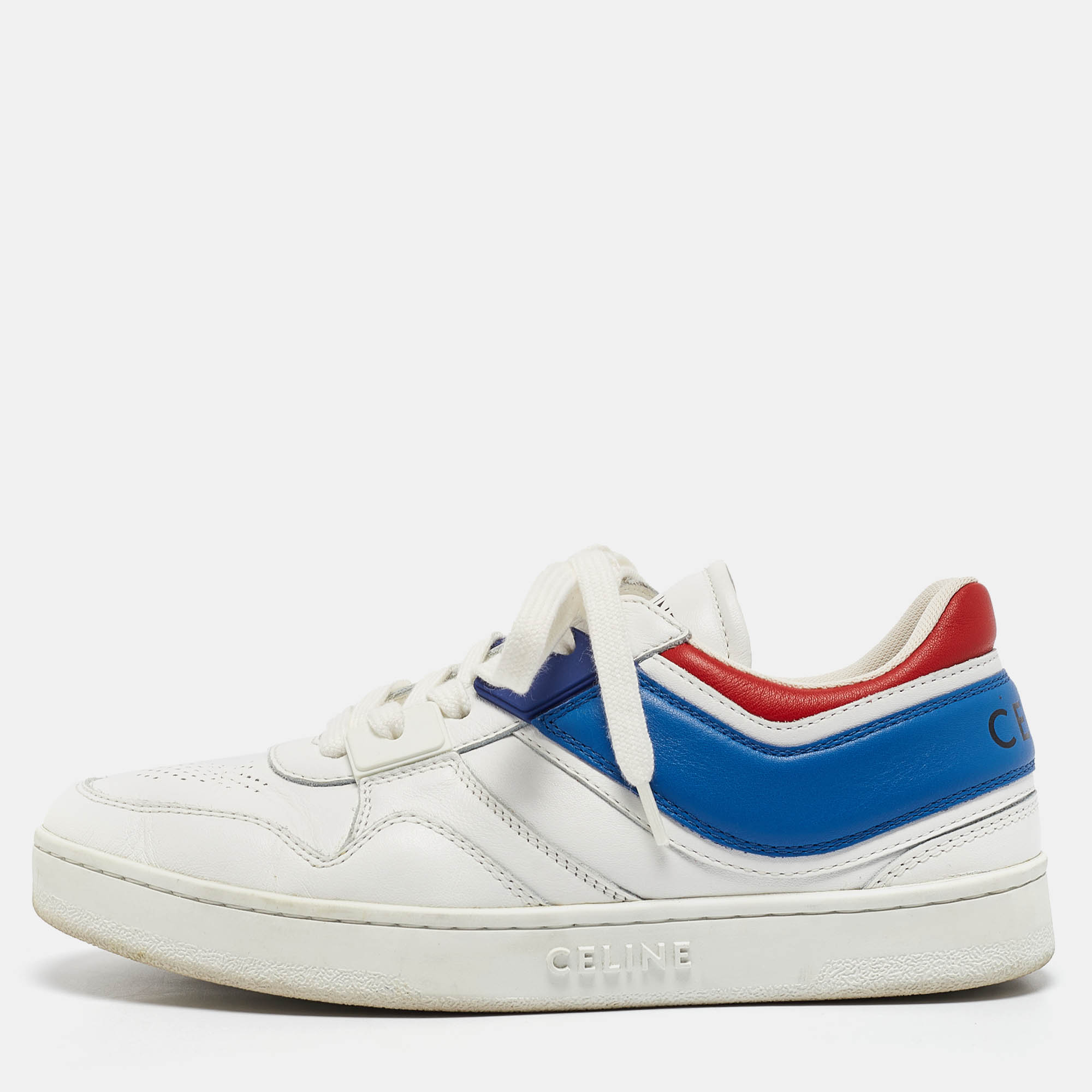 

Celine Multi Colorblock Leather Low Top Sneakers Size, Multicolor