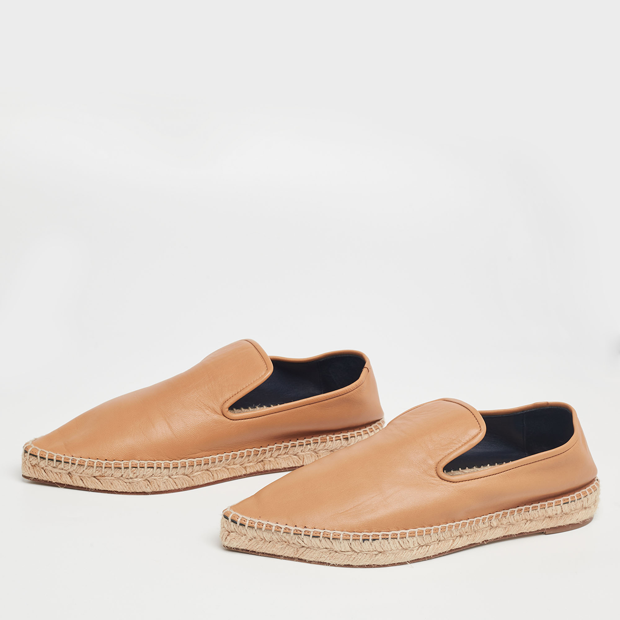 

Celine Brown Slip On Espadrille Loafers Size