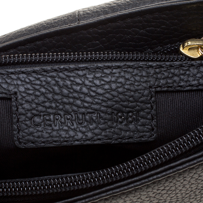 Cerruti 1881 Black Leather Shoulder Bag Cerruti | TLC