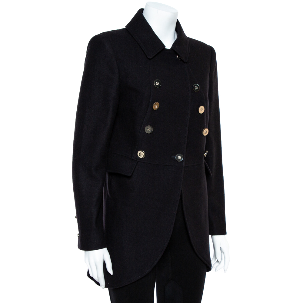 

CH Carolina Herrera Black Wool Coat