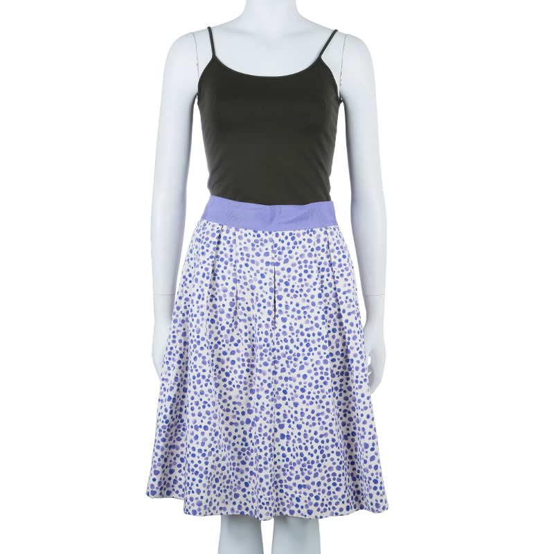 

CH Carolina Herrera Dotted Tulip Skirt, Purple