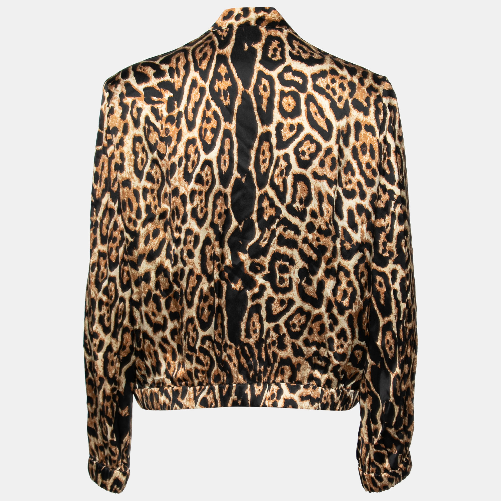 

CH Carolina Herrera Multicolor Animal Print Satin Jacket