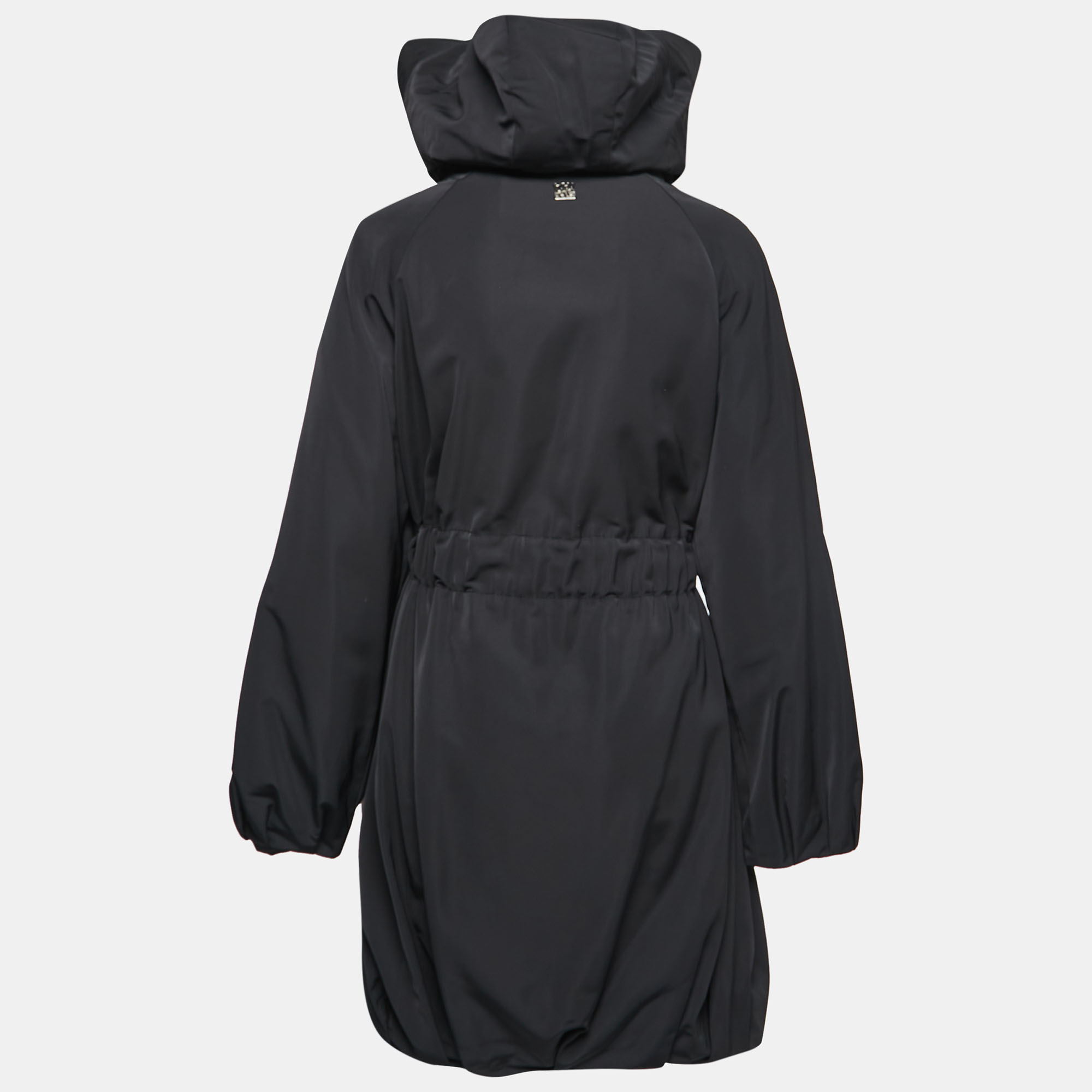 

CH Carolina Herrera Black Synthetic Drawstring Hooded Jacket