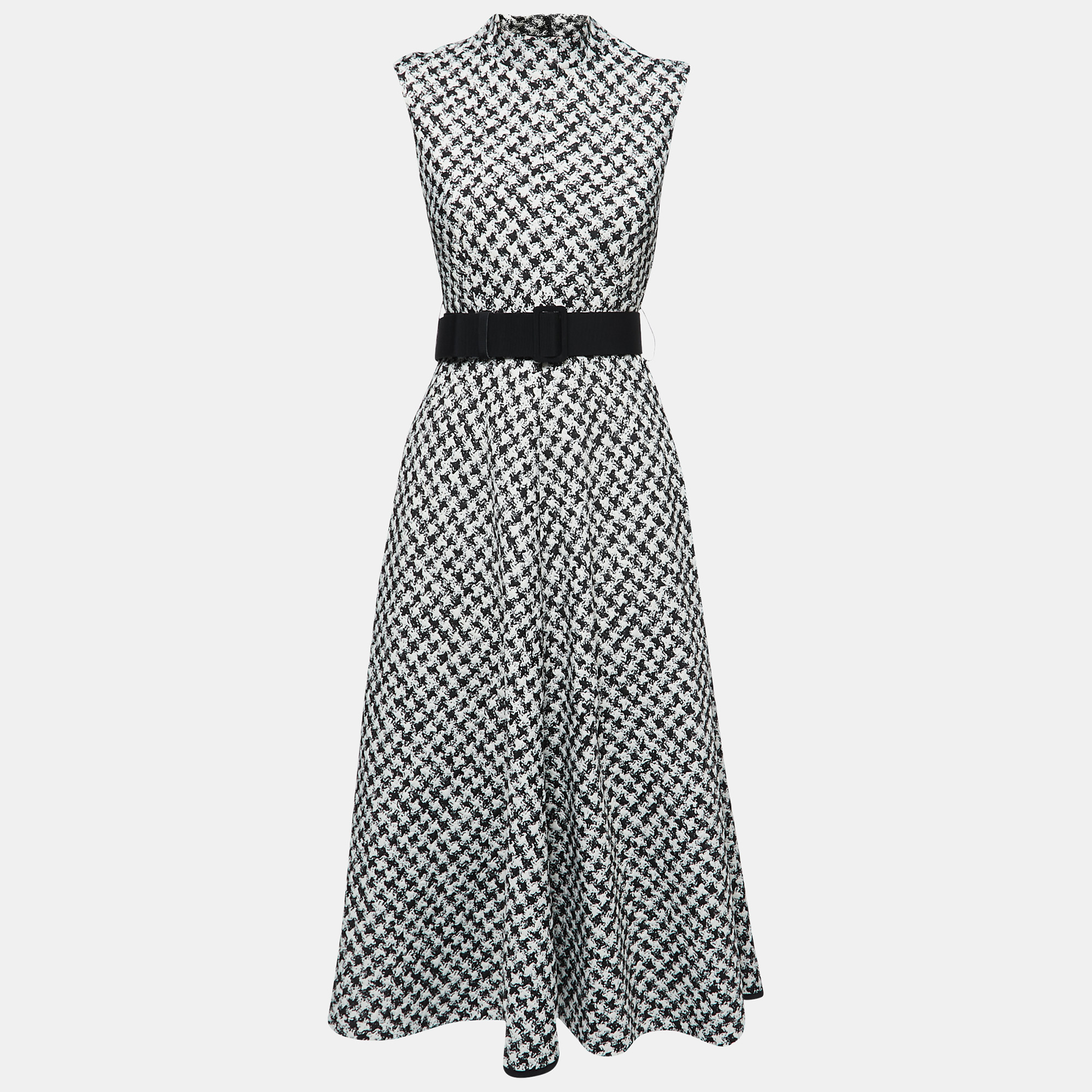 Houndstooth jacquard dress white/black - CH Carolina Herrera Germany