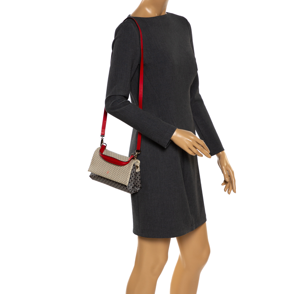 

Carolina Herrera Multicolor Monogram Coated Canvas and Leather Crossbody Bag