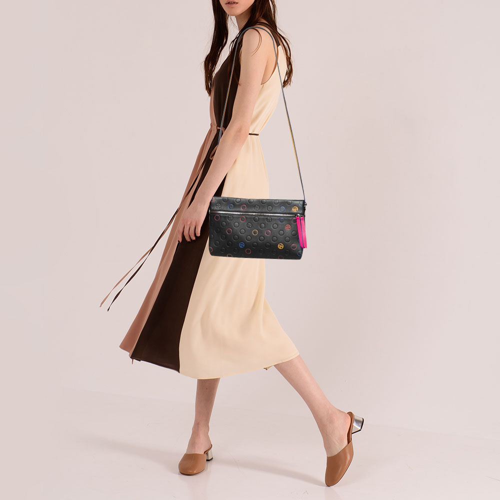 

CH Carolina Herrera Black Leather Crossbody Bag
