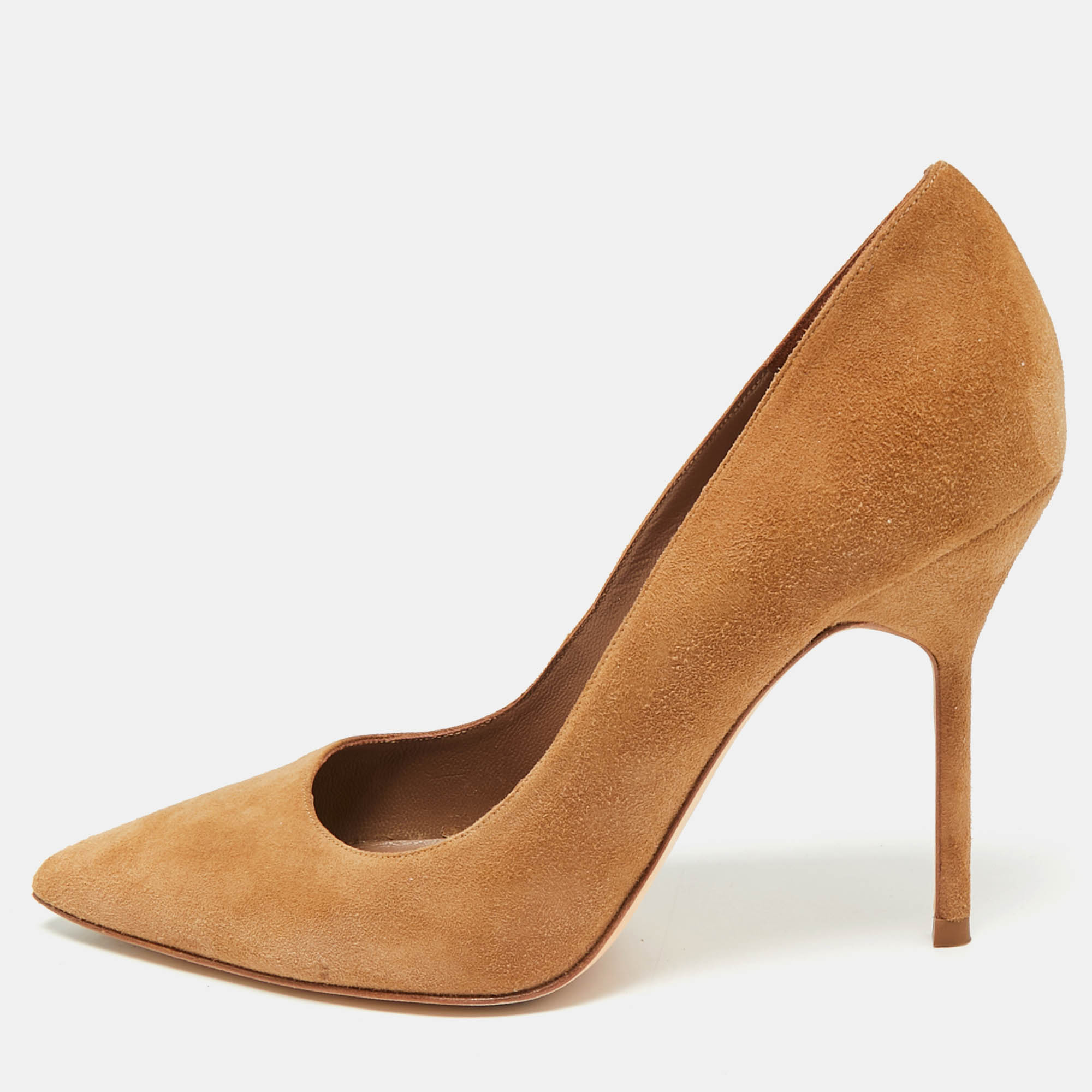 

CH Carolina Herrera Size  Brown Suede Pointed Toe Pumps