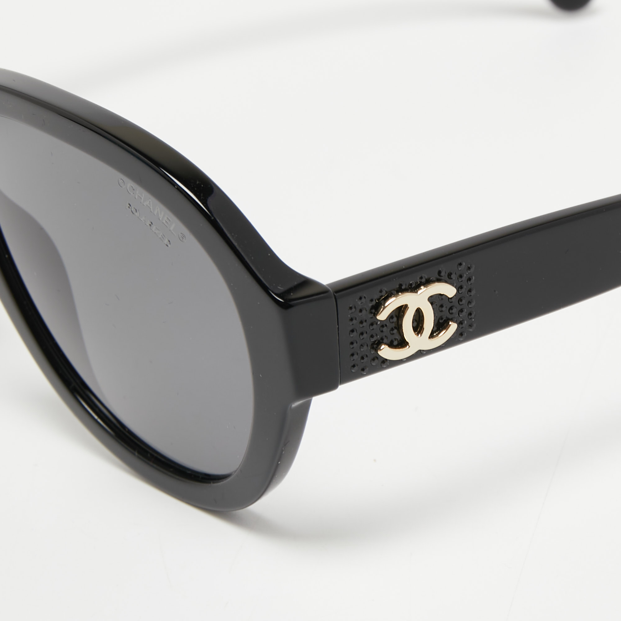 

Chanel Black 5467-B Pilot Polarized Sunglasses