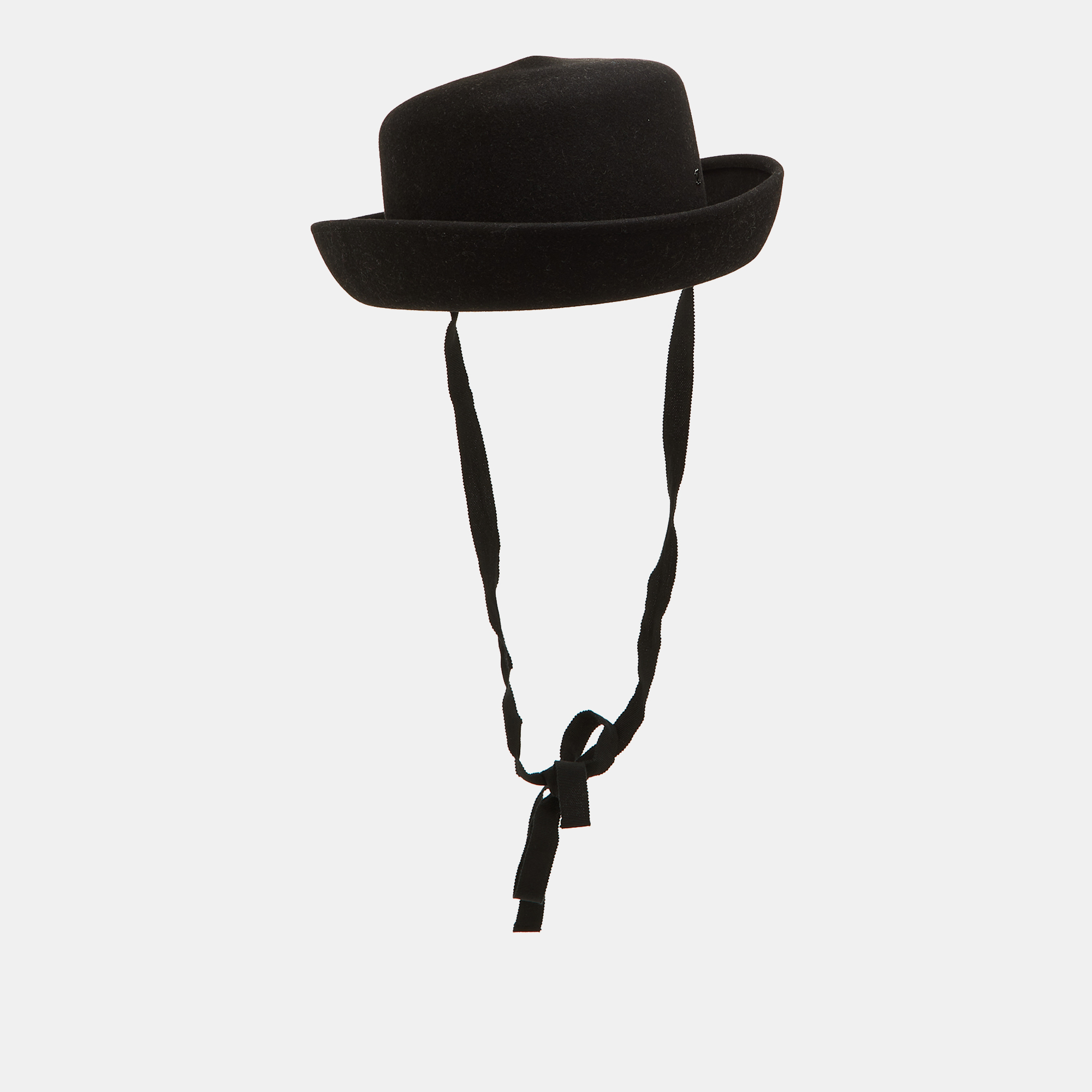 

Chanel Black Rabbit Felt Bucket Hat