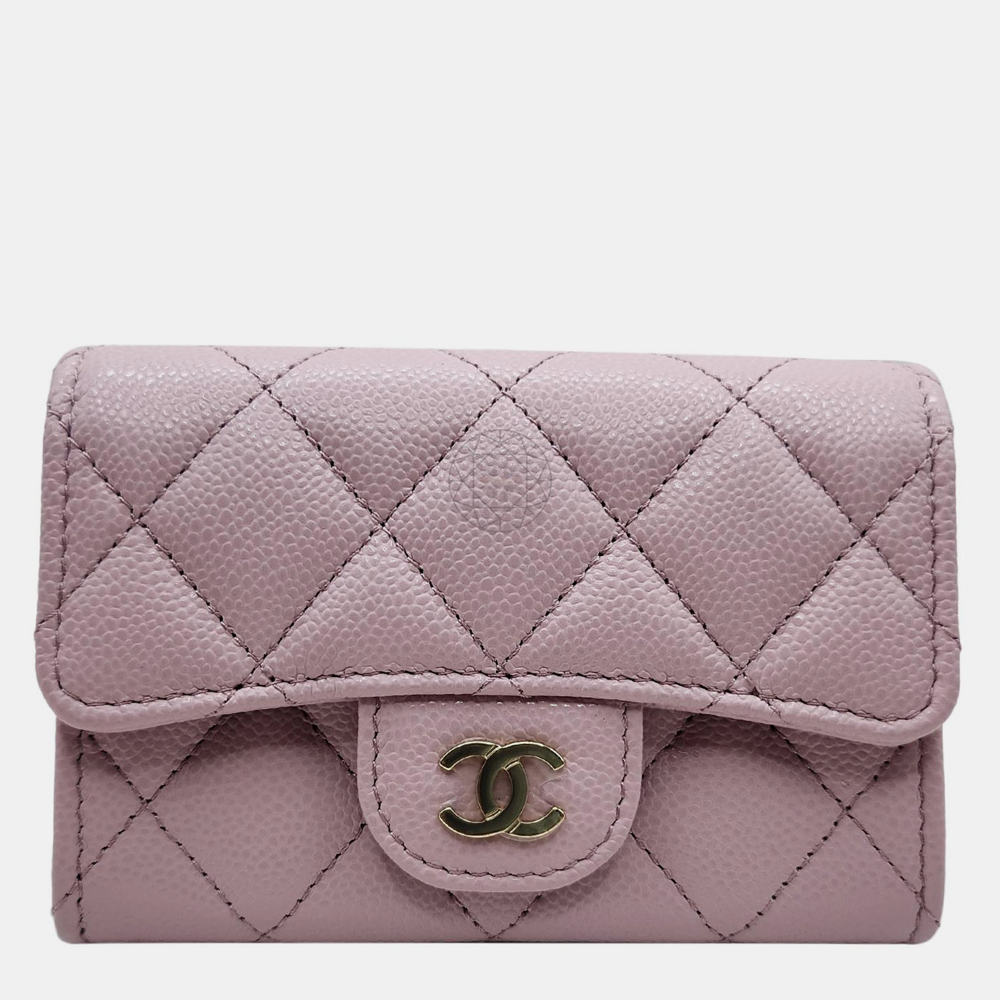 

Chanel Classic Cardholder in Caviar with GHW, Purple