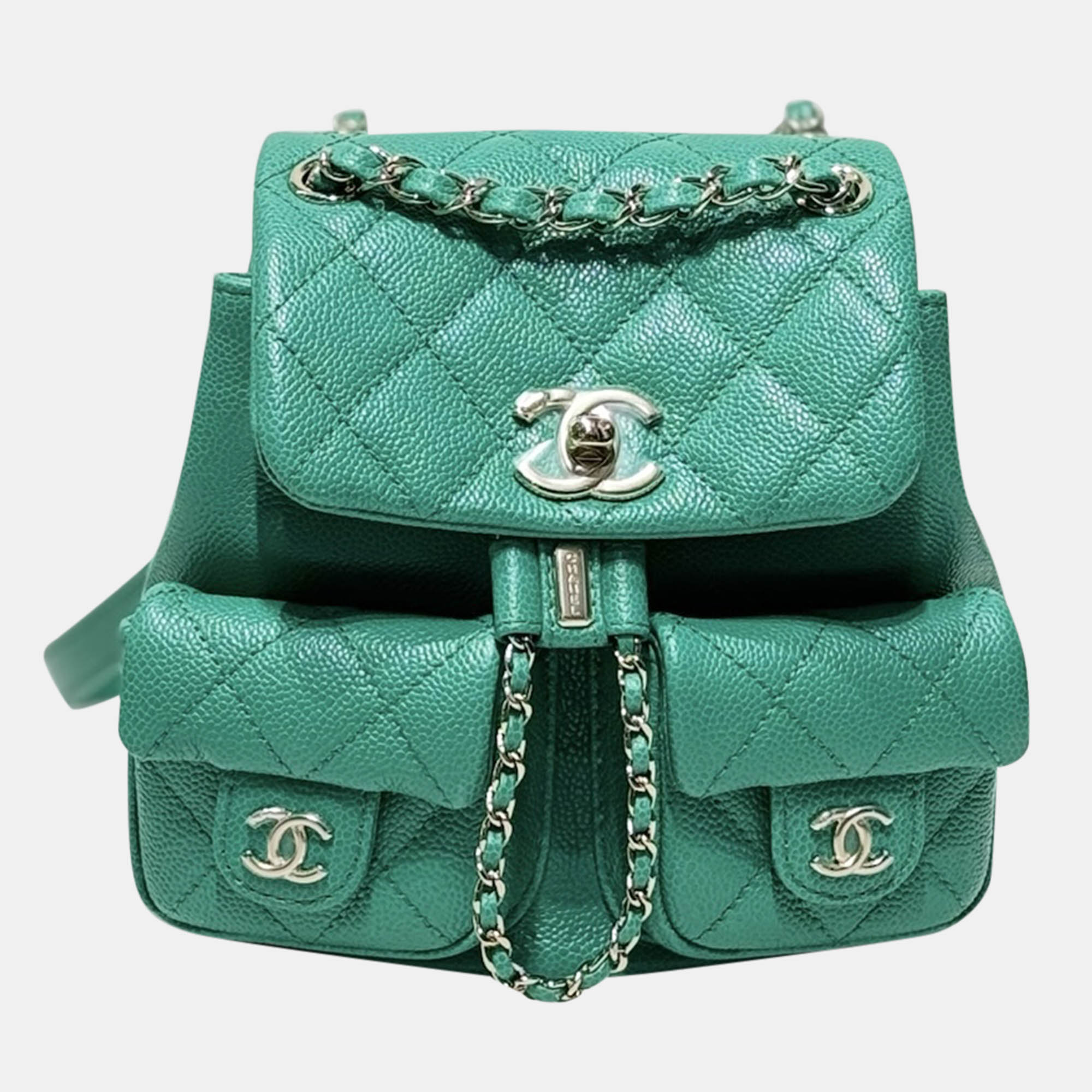 

Chanel Green Leather Duma Small Shoulder Bag