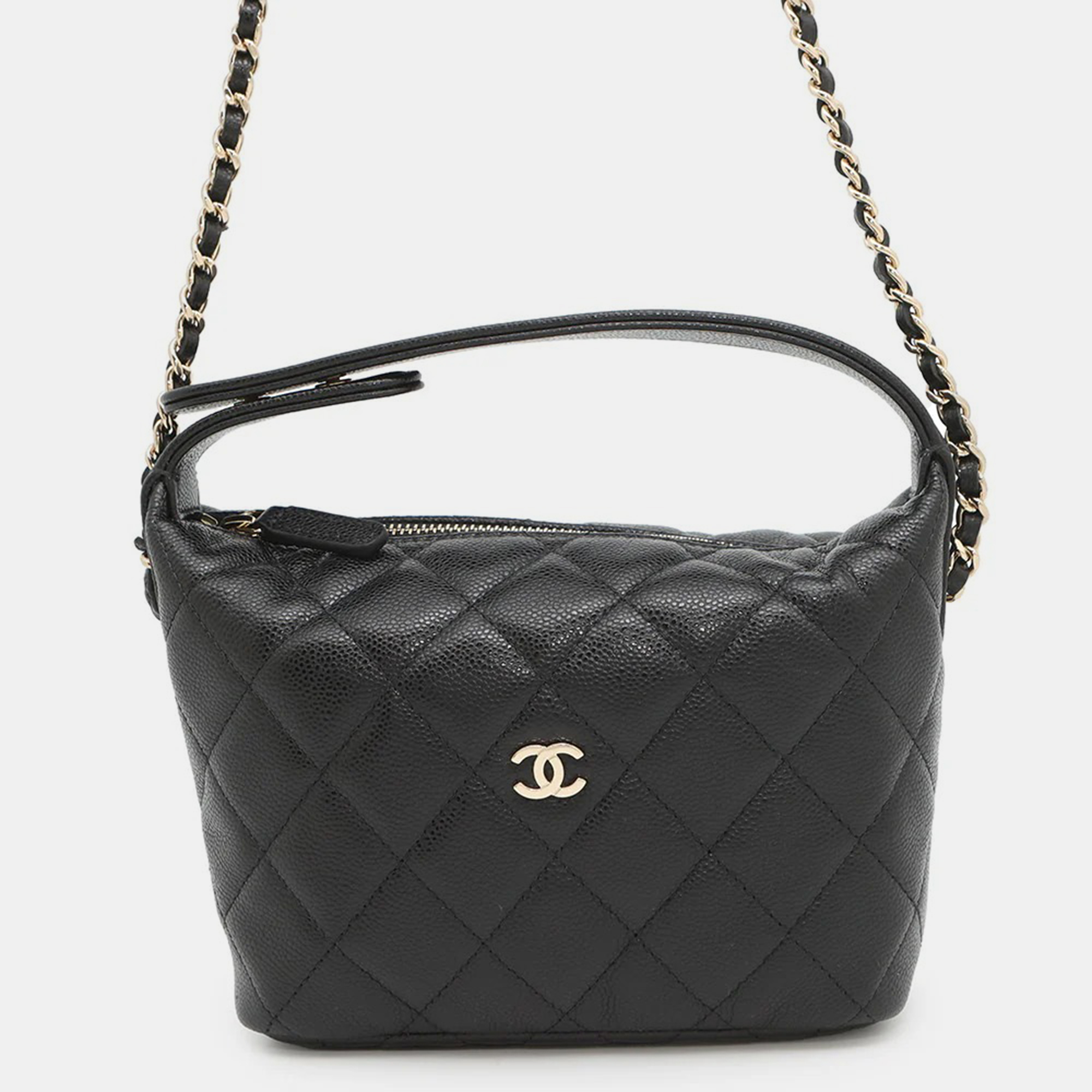 

Chanel Hobo Chain shoulder Black Caviar Leather