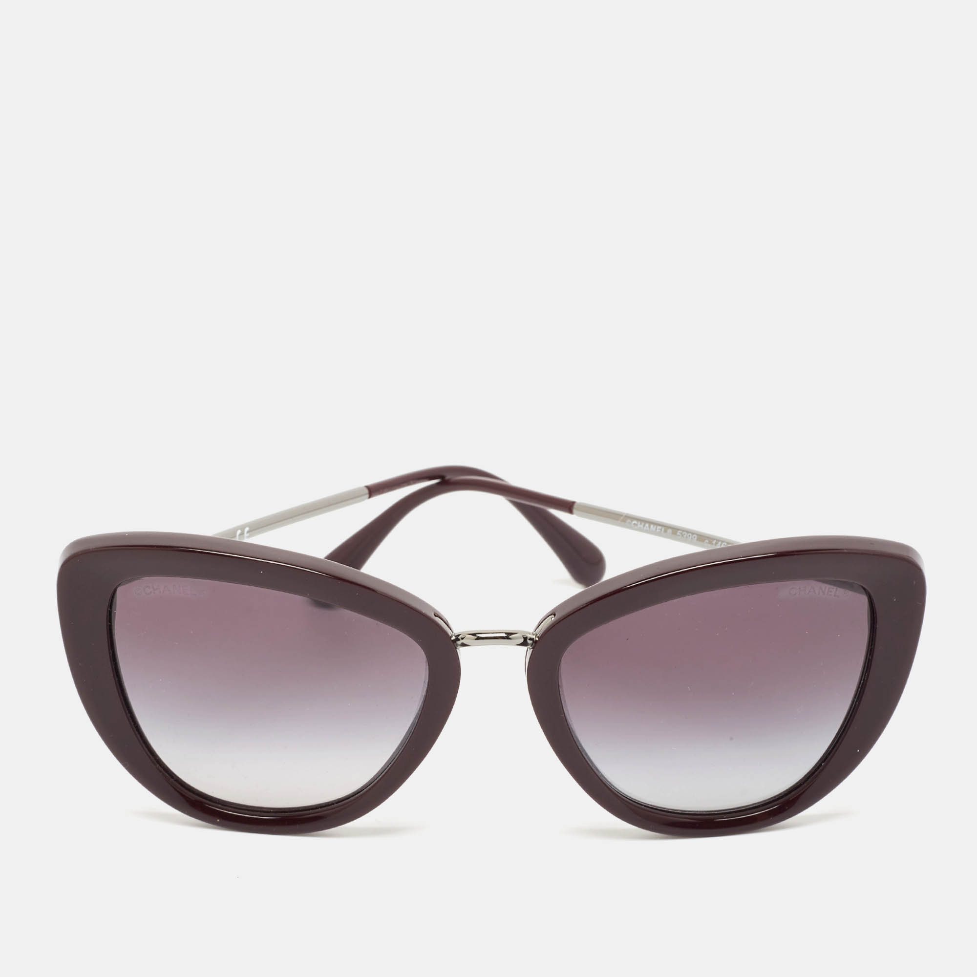 

Chanel Burgundy/Black Gradient 5399 Cat Eye Sunglasses