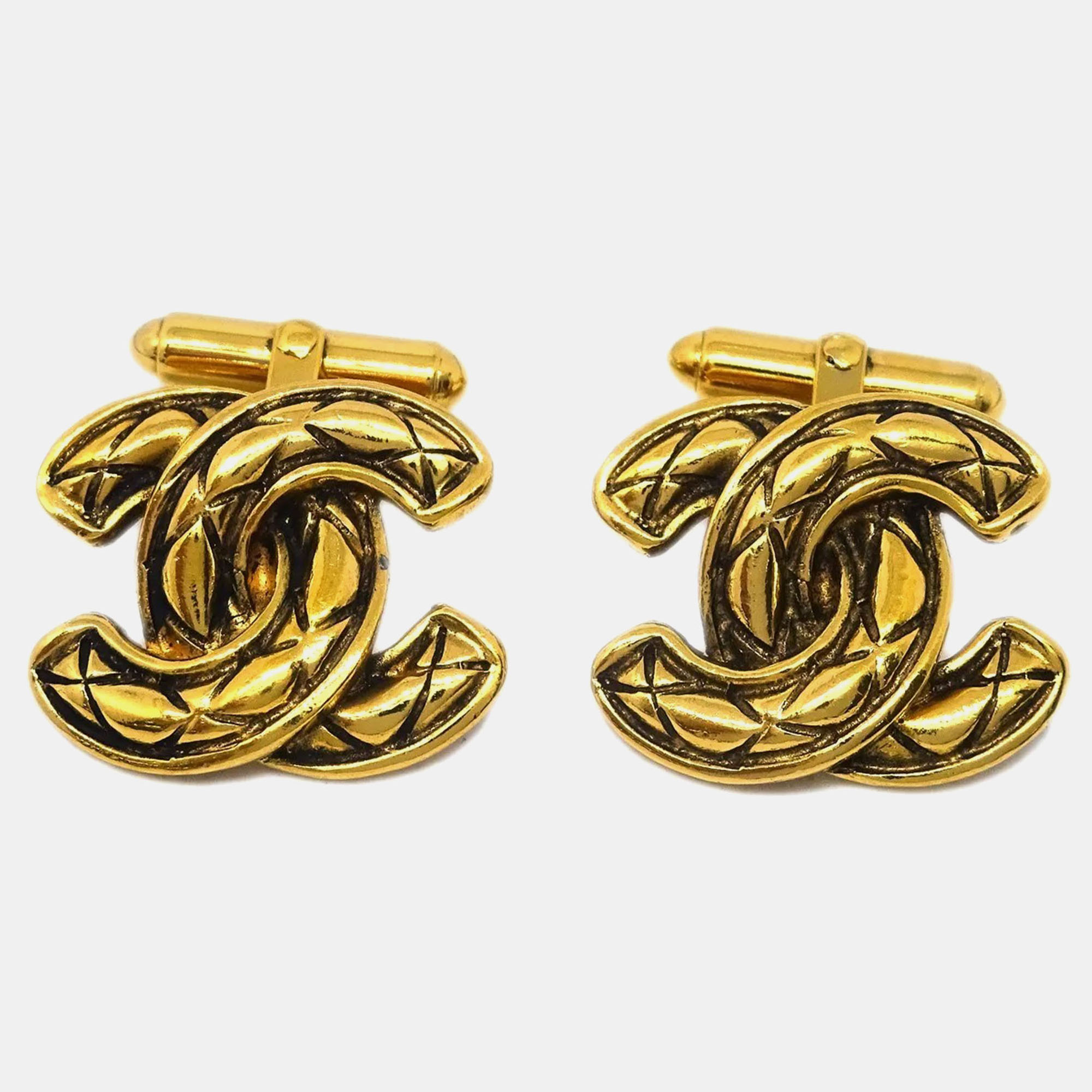 

Chanel CC Gold Cuffs