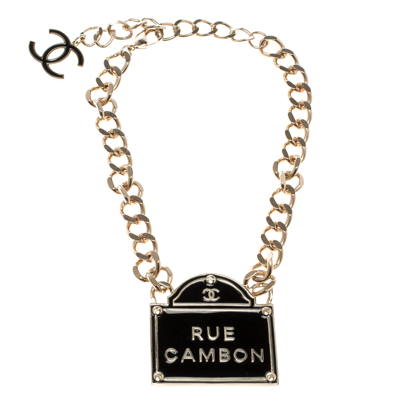 Chanel rue cambon deals necklace