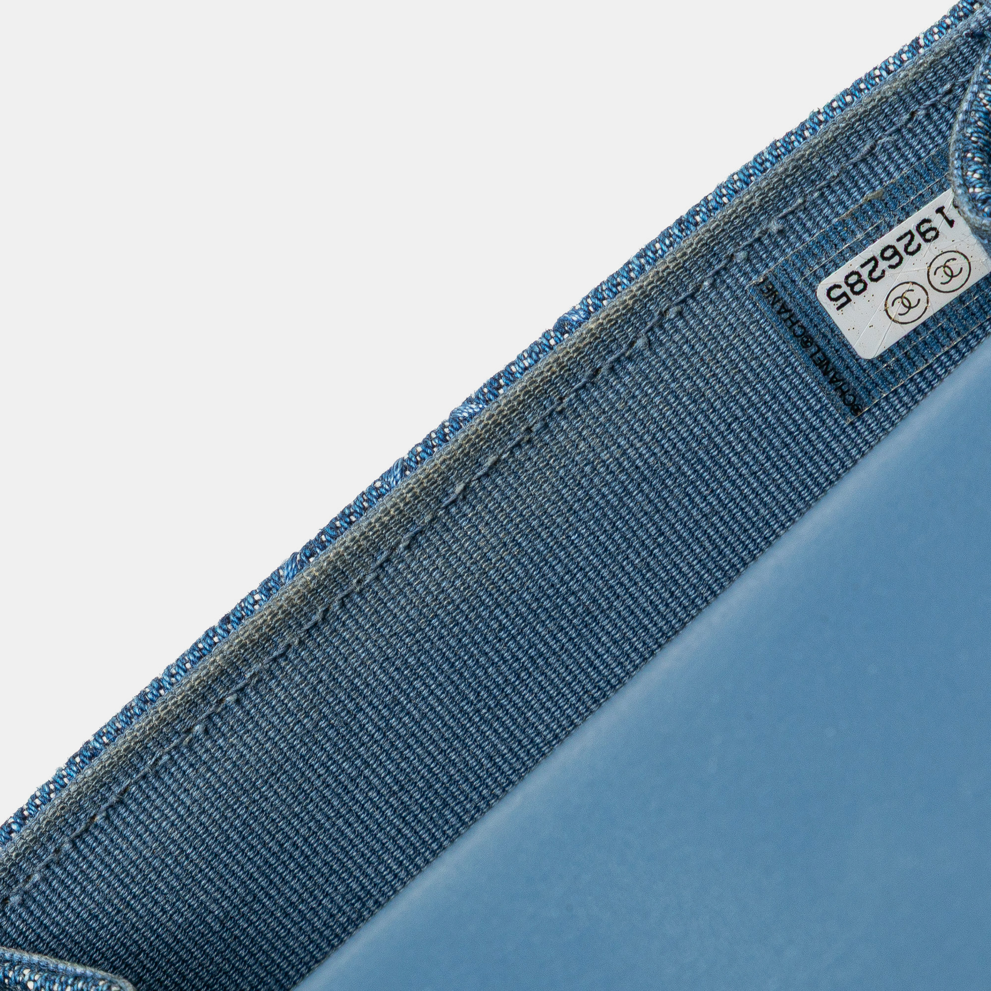 Chanel Denim 19 Phone Holder with Chain 
