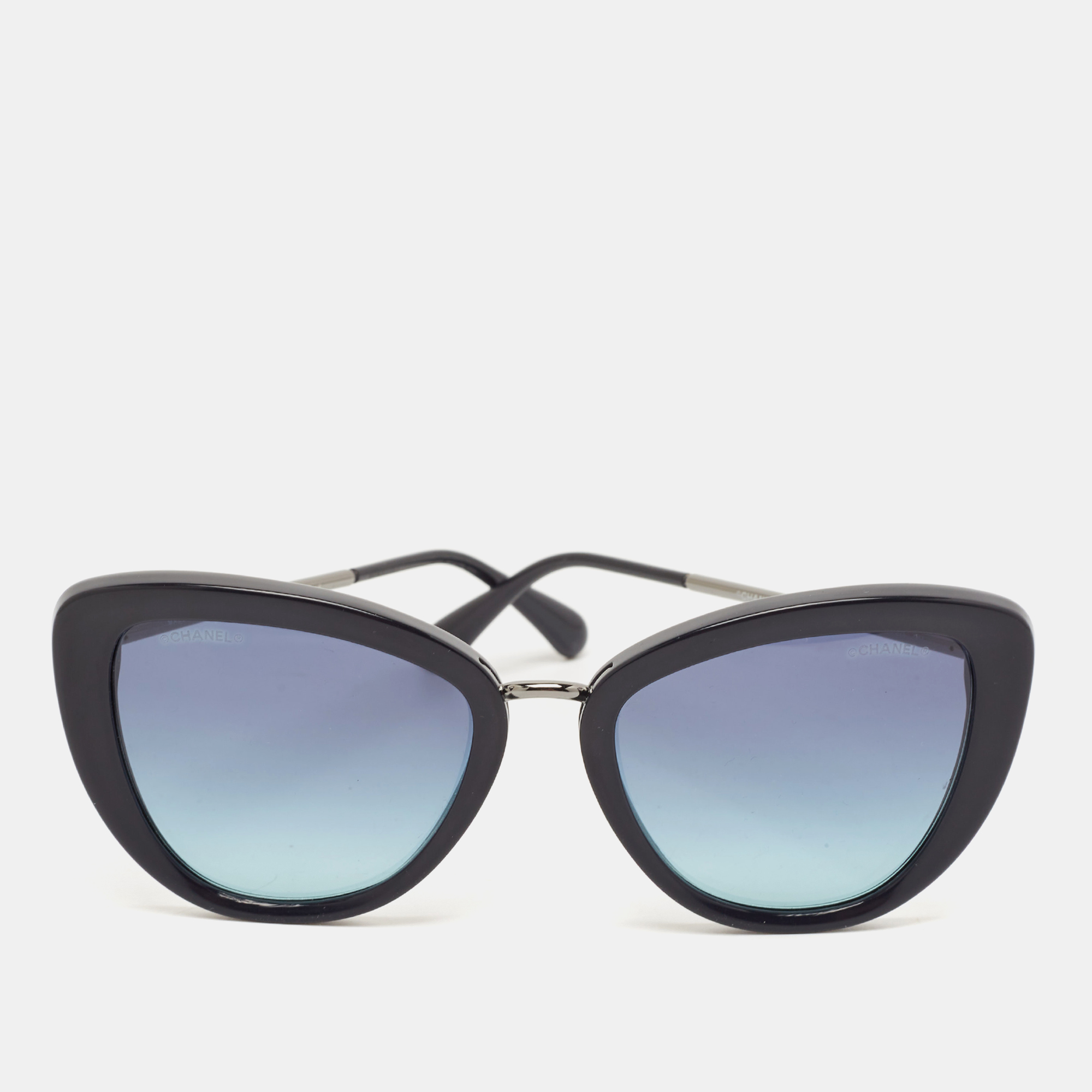 

Chanel Navy Blue/Black Gradient 5399 Cat Eye Sunglasses