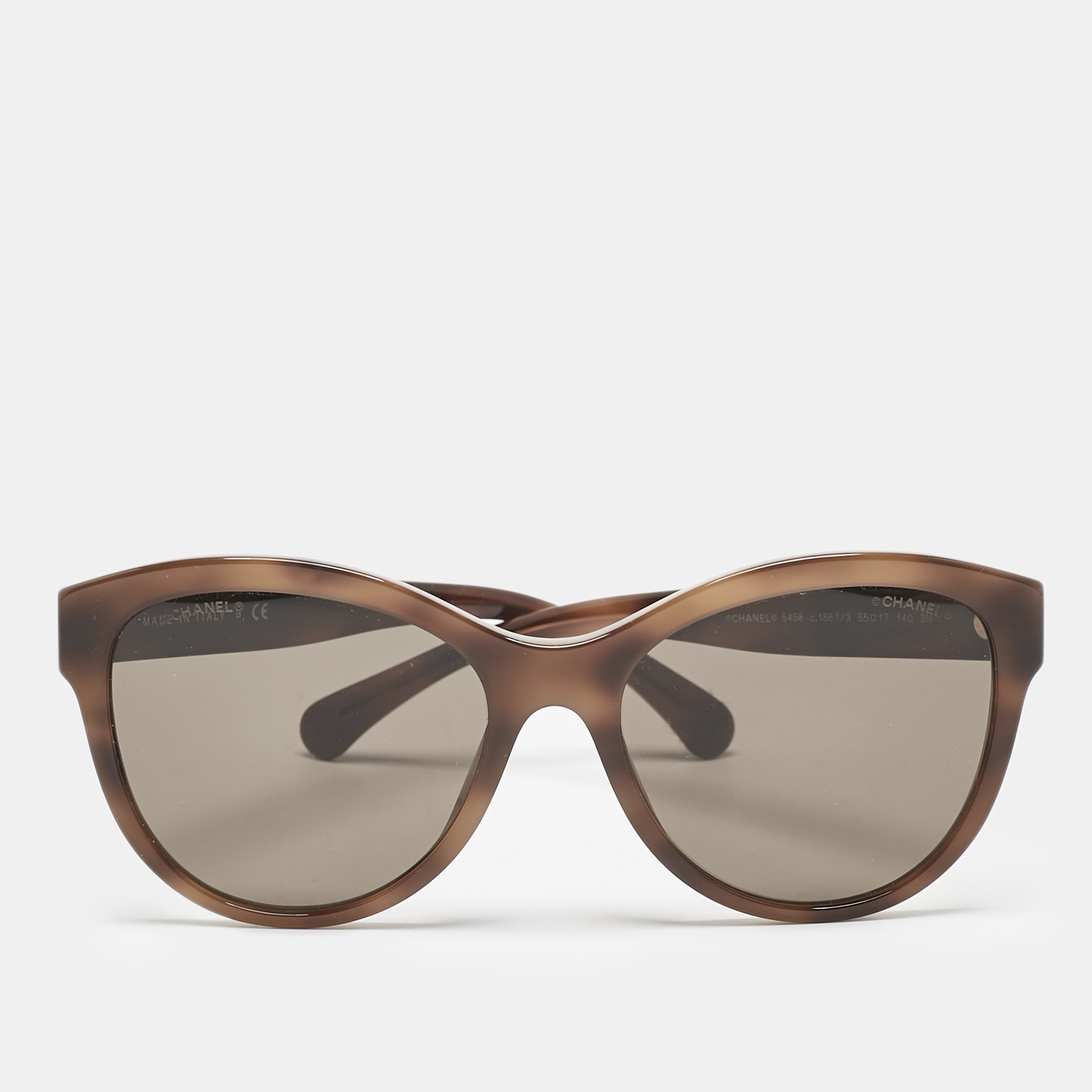 

Chanel Brown Gradient 5458 Logo Butterfly Sunglasses